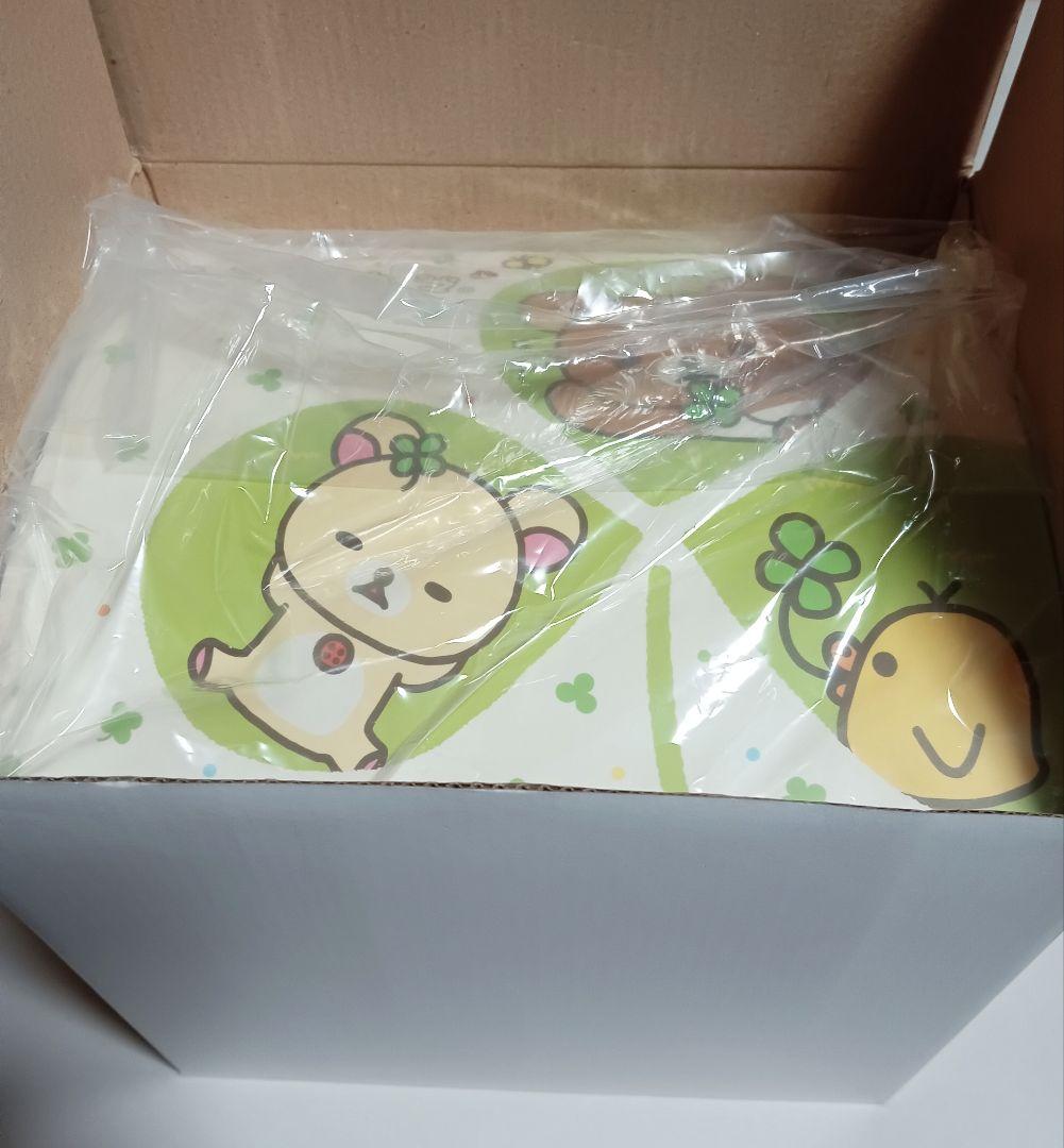 リラックマ　 ペーパーBOX　お外でごろん　ジュエリーボックス 引き出し二段　白