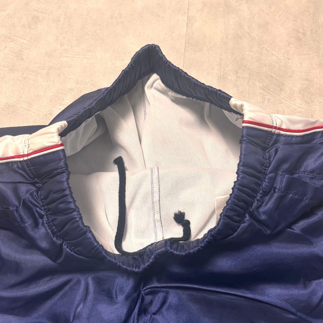 【美品】asics ウインドブレーカー セット 大きめ ネイビー スポーツ 陸上