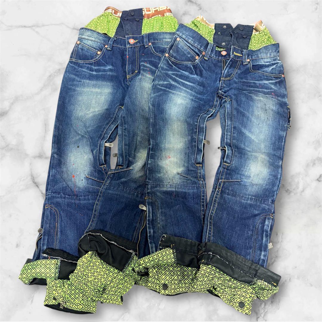 URBANUS JEANS スノーボードパンツ 2本セット デニム　S/XXS