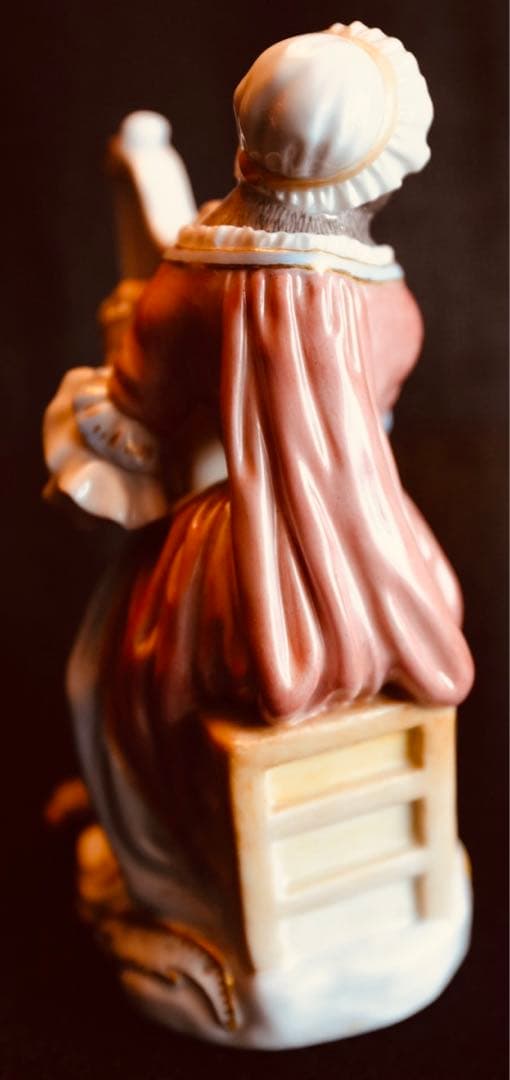 【美品 】マイセン 猿の楽団 ハープ ピンク 1級品