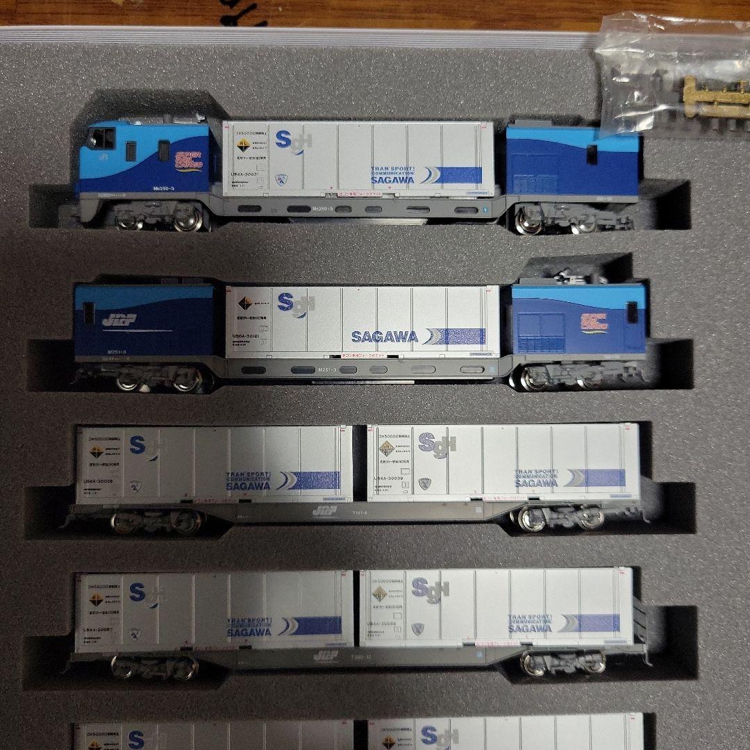 KATO M250 スーパーレールカーゴ (新デザインコンテナ)フル編成中古美品