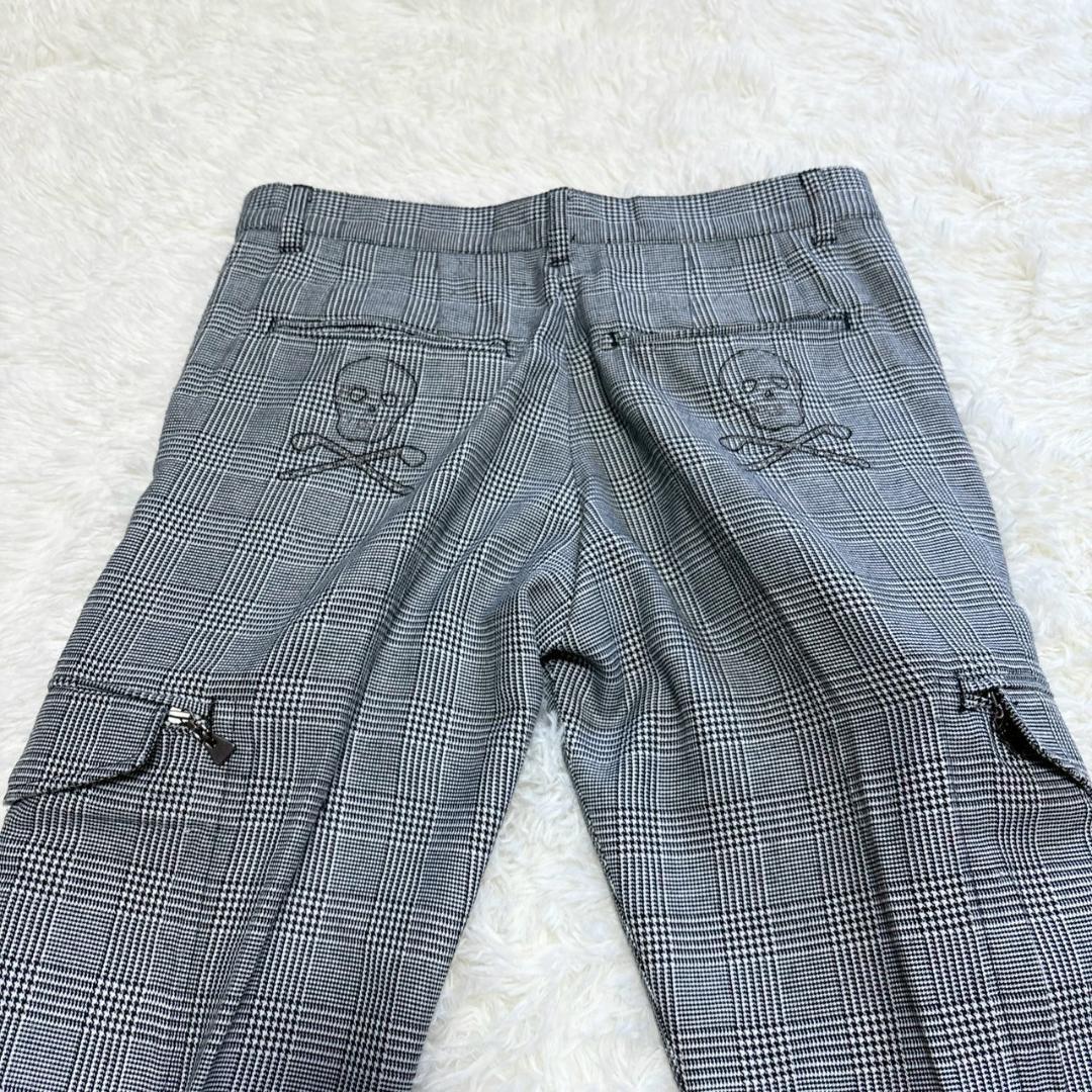 MARK&LONA チェック柄カーゴパンツ S ゴルフ メンズ キムタク