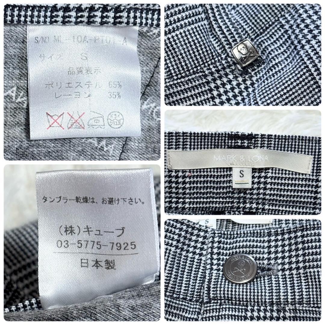 MARK&LONA チェック柄カーゴパンツ S ゴルフ メンズ キムタク