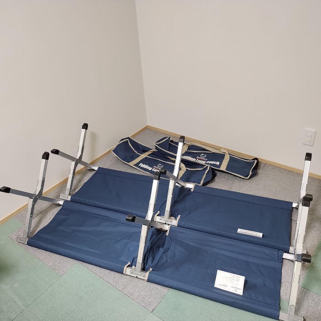 ★☆彡 【2人～10人用】☆横にもなれるロングベンチ 2台セット