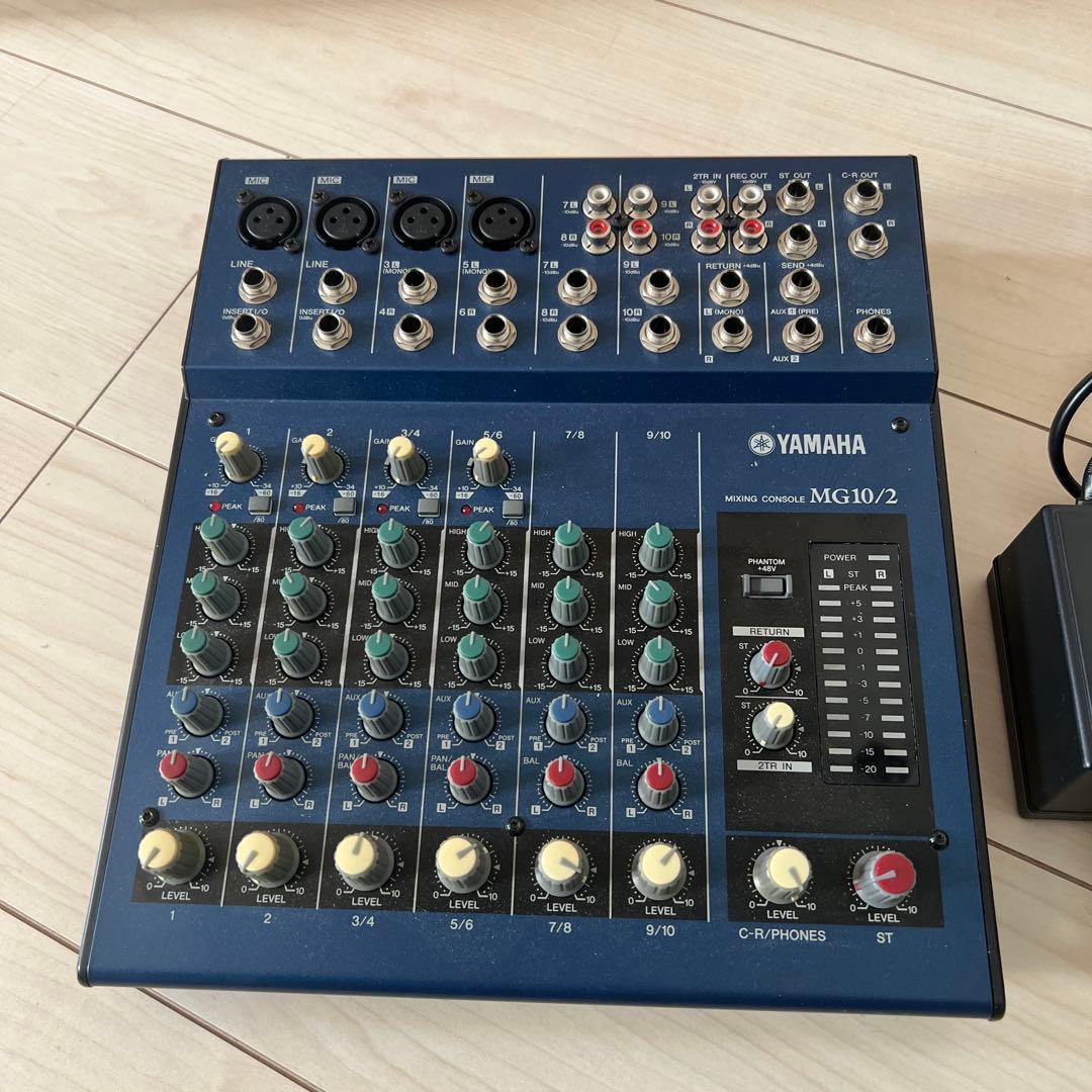 【美品】YAMAHA MG10/2 ミキサー 専用アダプタ付き ヤマハ