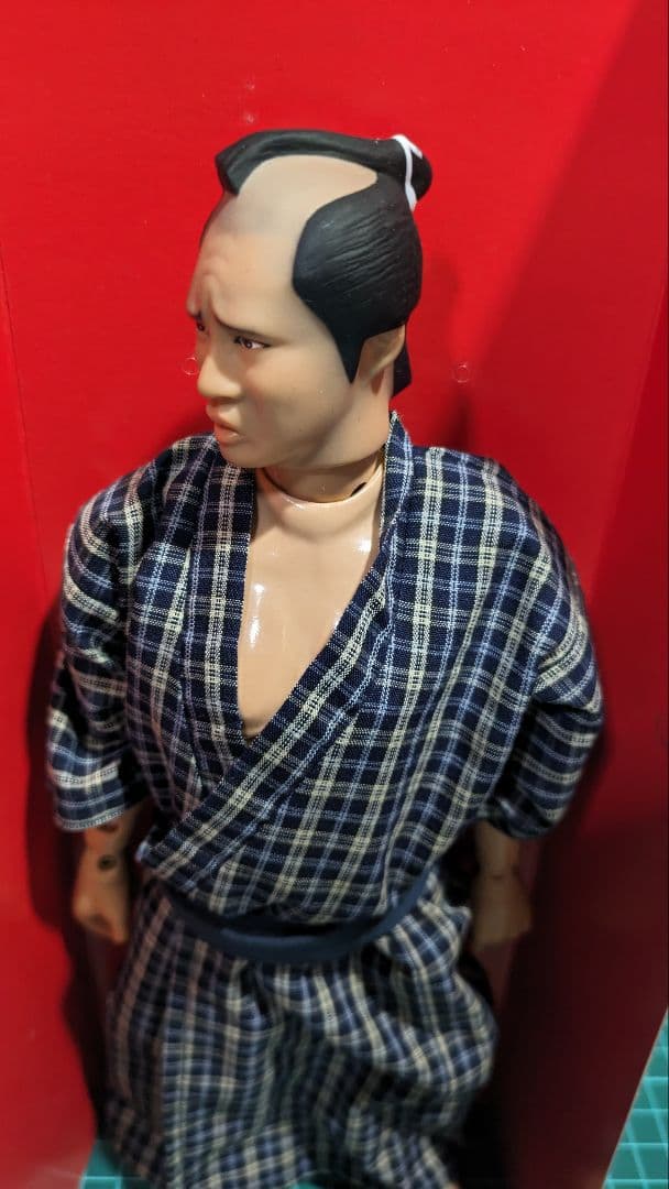 【未使用】1/6サイズアクションフィギュア時代劇やられ役シリーズ銀次