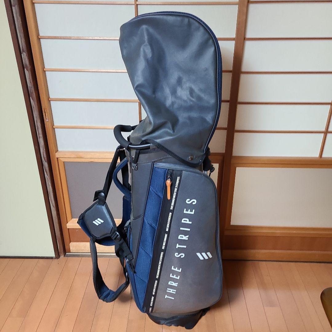 adidas Three Stripes キャディバッグ ネイビー