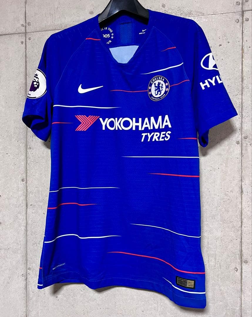 【美品！】18/19チェルシーFC ♯10 アザール【Mサイズ】オーセンティック