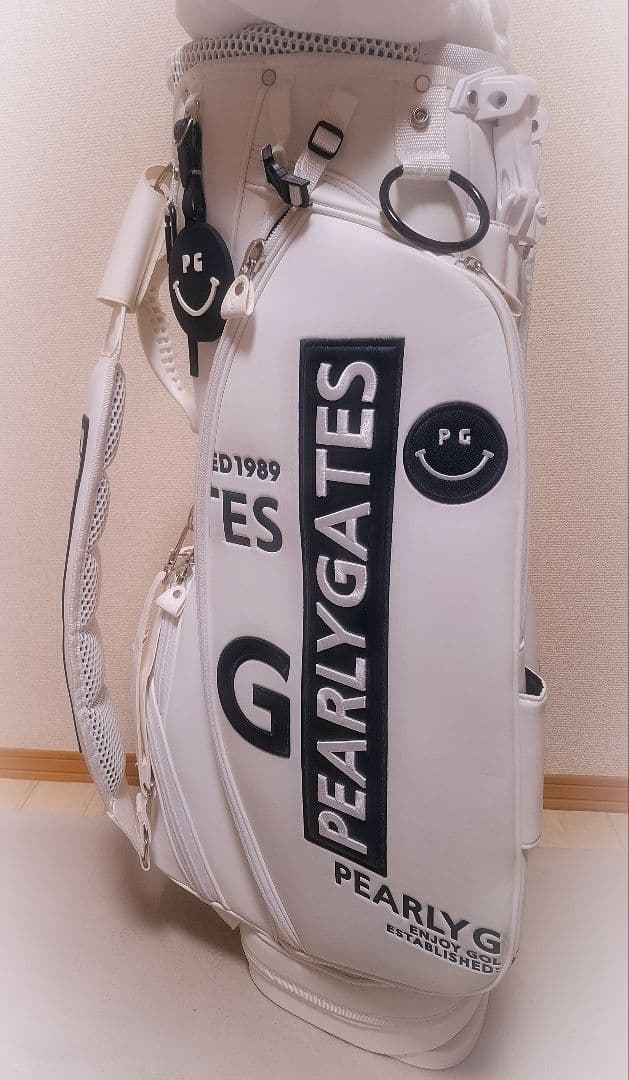 PEARLY GATES キャディバッグ ホワイト