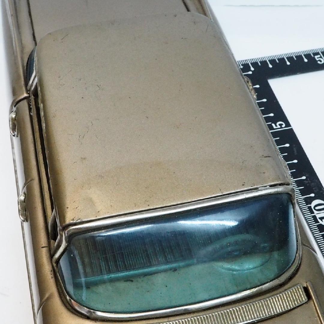 萬代屋【キャデラック セダン 大サイズ黄土】ブリキtin toy car【箱無】