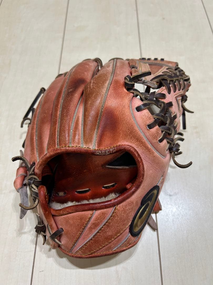 ゴールドステージ 硬式グローブ 右投げ用 オレンジ