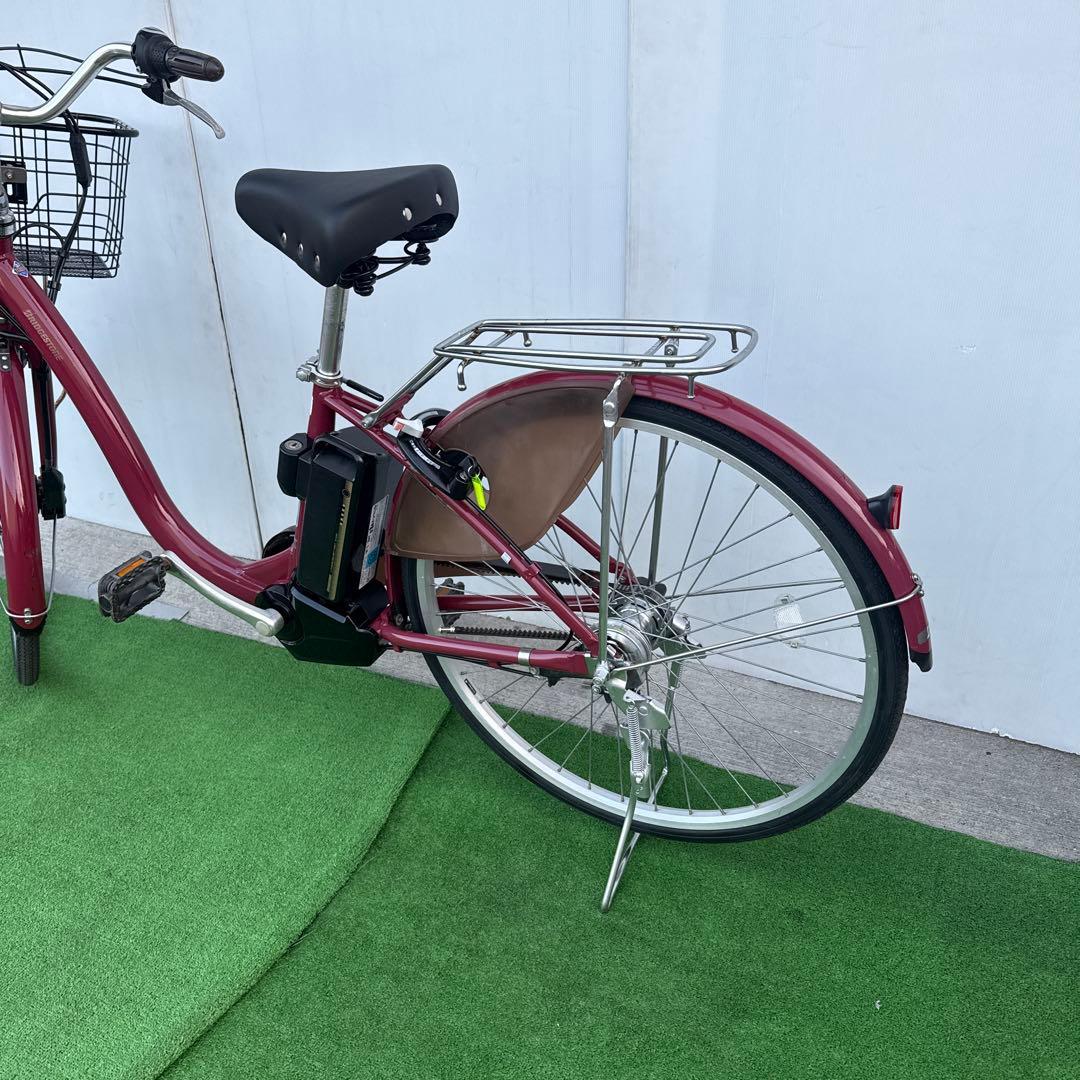 ブリヂストン アルベルト新型電動アシスト自転車26インチ レッド