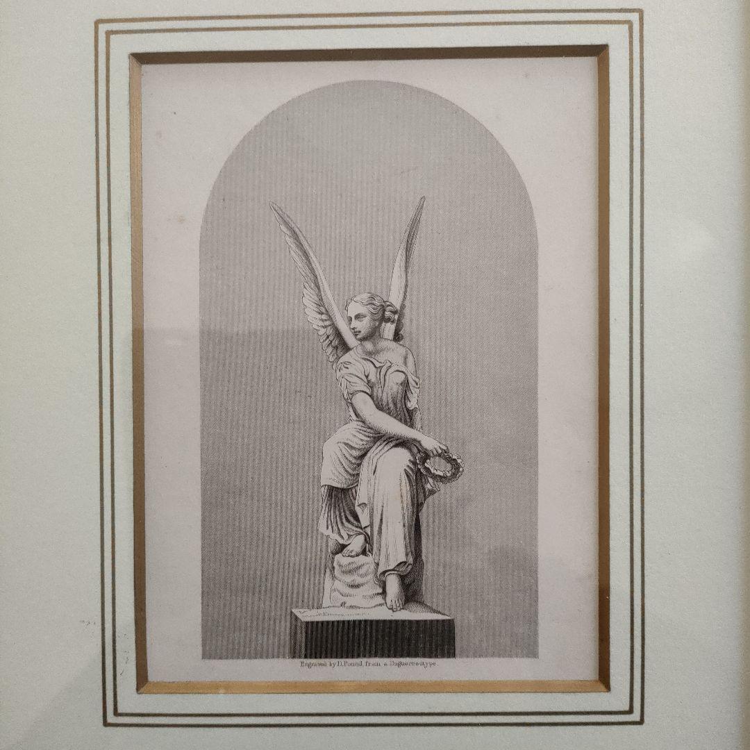 \"新品\"E.Roffeエドウィン ロッフェ　銅版画『勝利の女神』1800年代制作