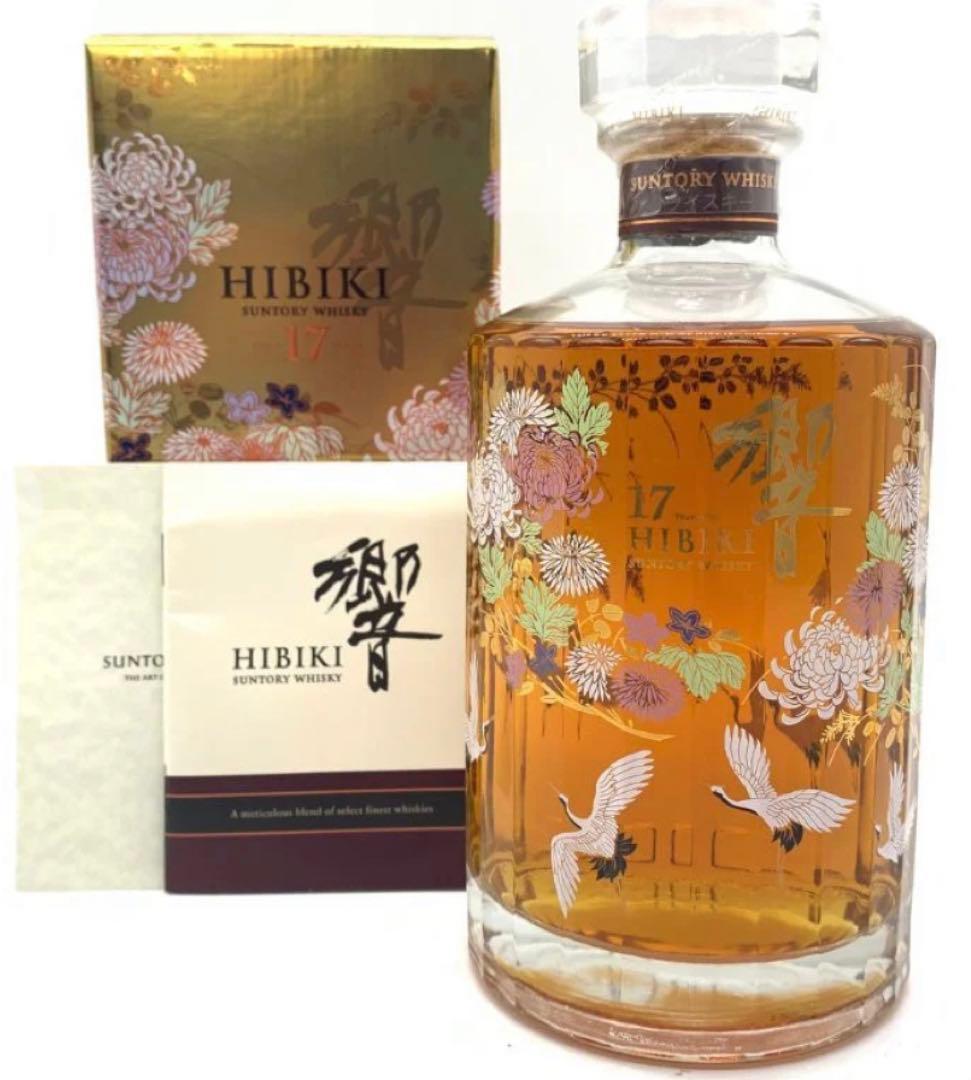 ◆サントリー 響17年 意匠ボトル 花鳥風月　希少