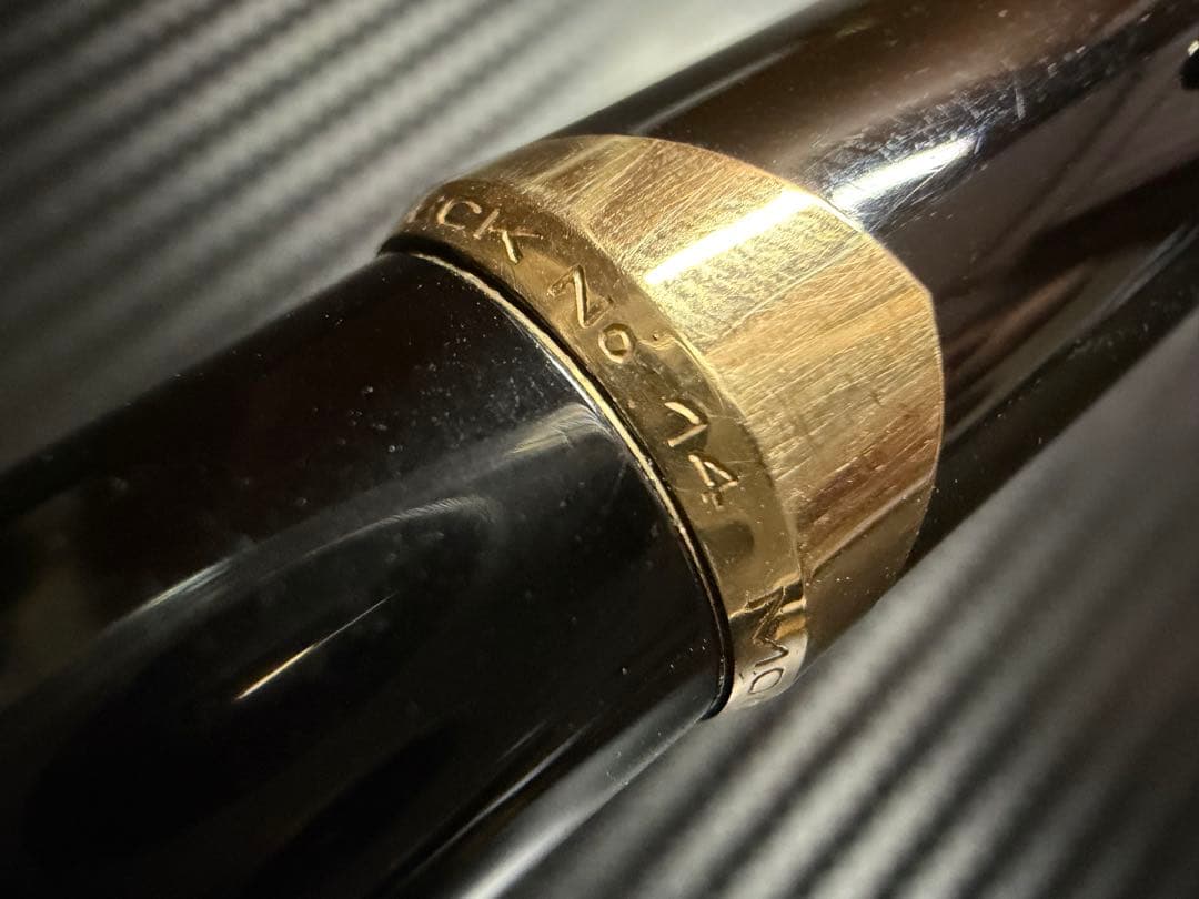 美品 モンブラン マイスターシュテュック No.14 ブラック EF 万年筆