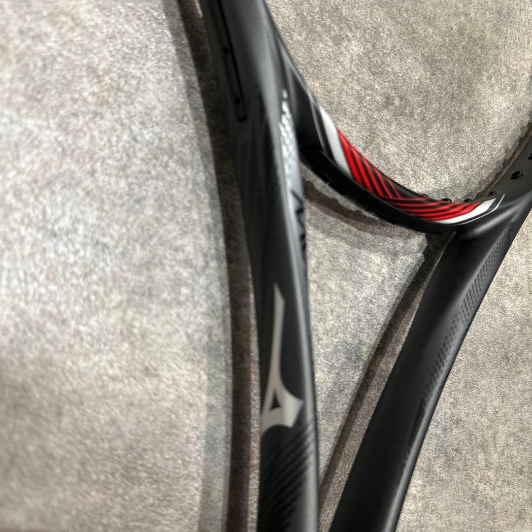 D FORCE V-TOUR新品 1U ソフトテニスラケット ブラック/レッド