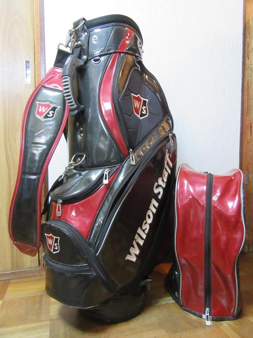 ★ウイルソン★Wilson　Staff★キャディ-バック★黒/赤★