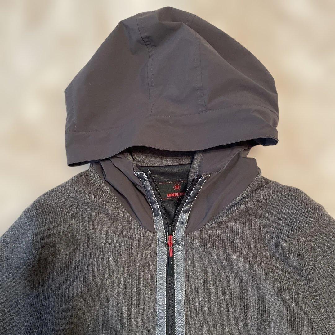 ブリーフィングフード付きセーター