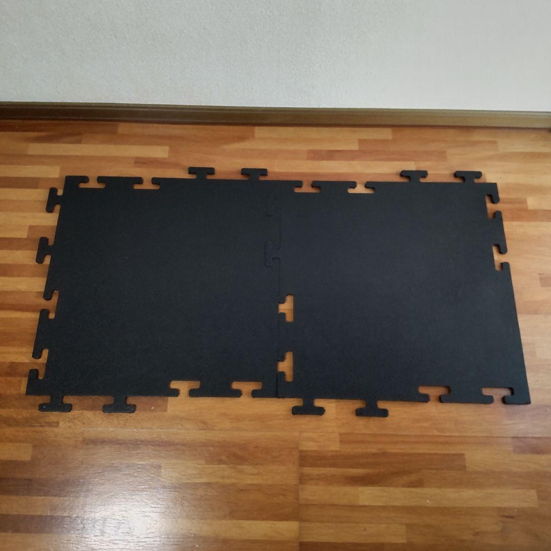 カット箇所あり2枚 ivanko イヴァンコ ブラック ラバー フロアマット