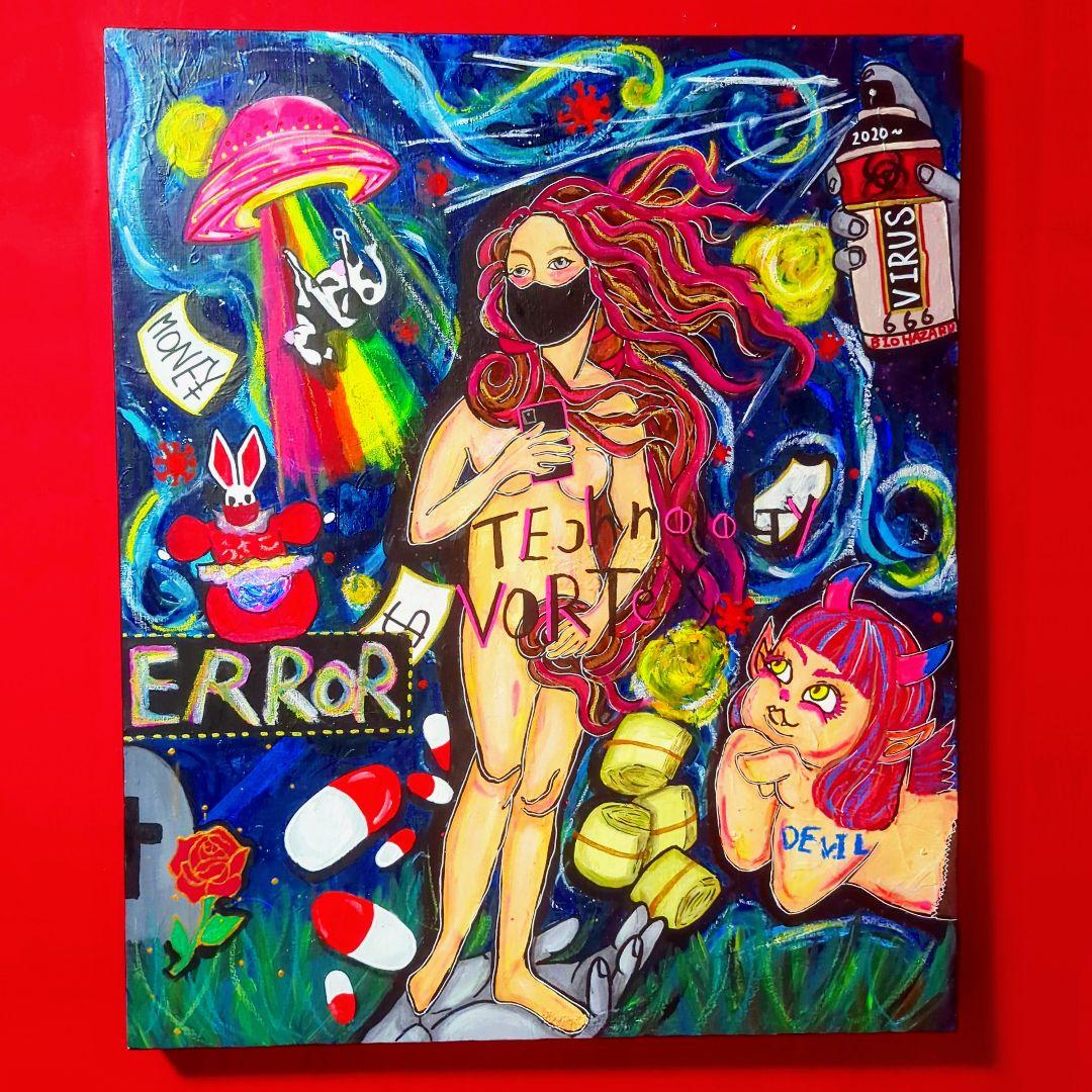 【一点物アートSALE:】CHAOS（カオス）【F20号】