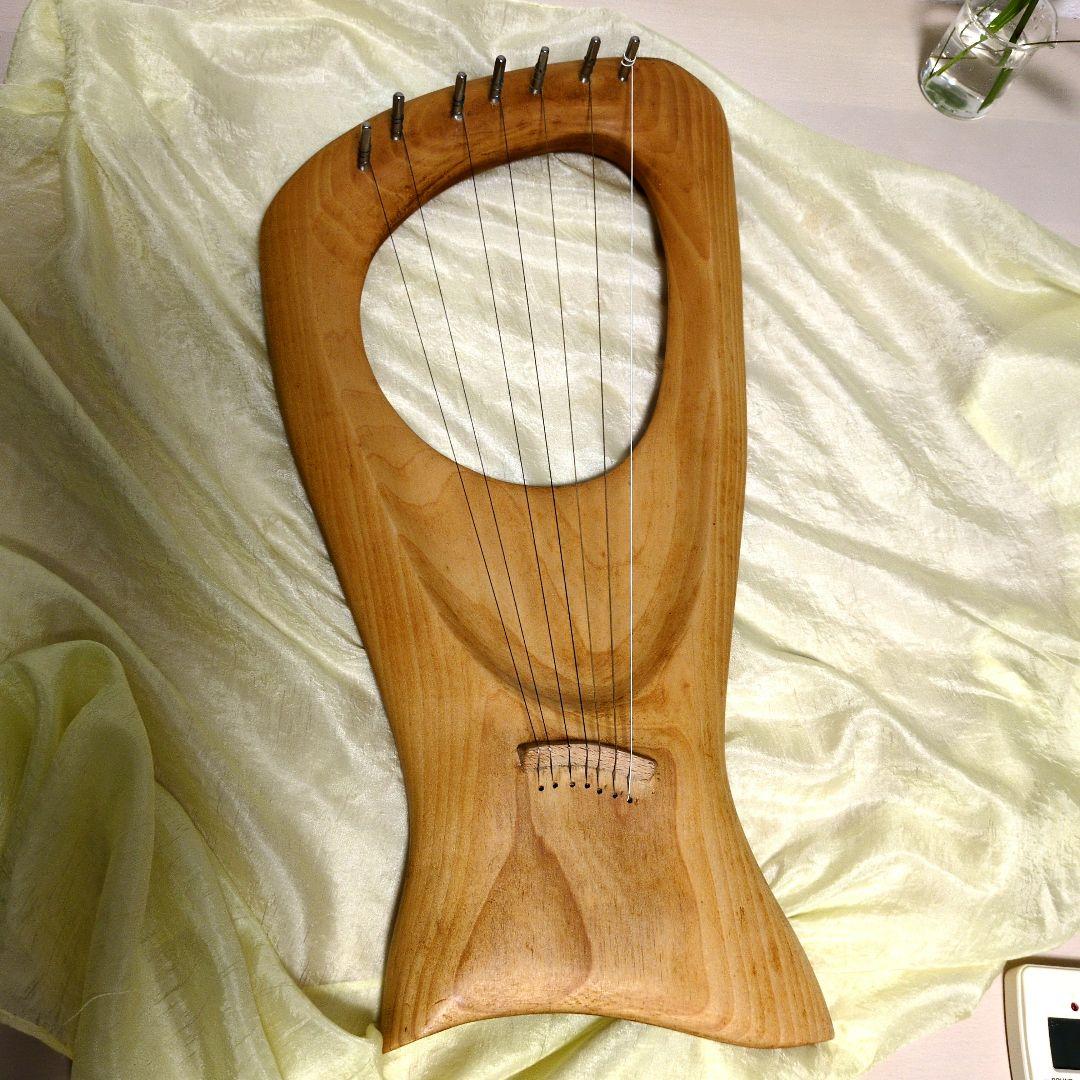 キンダーハープ　初心者用４点セットハンドメイド