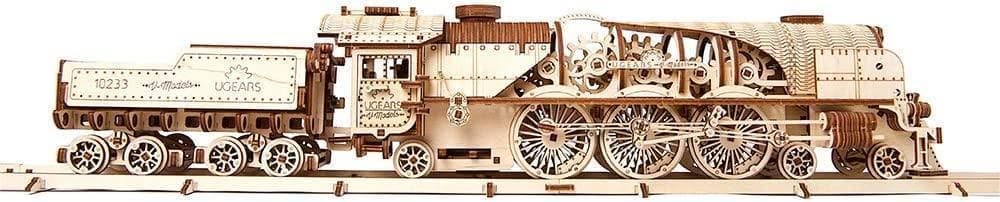 ユーギアーズ蒸気機関車 木製 パズル