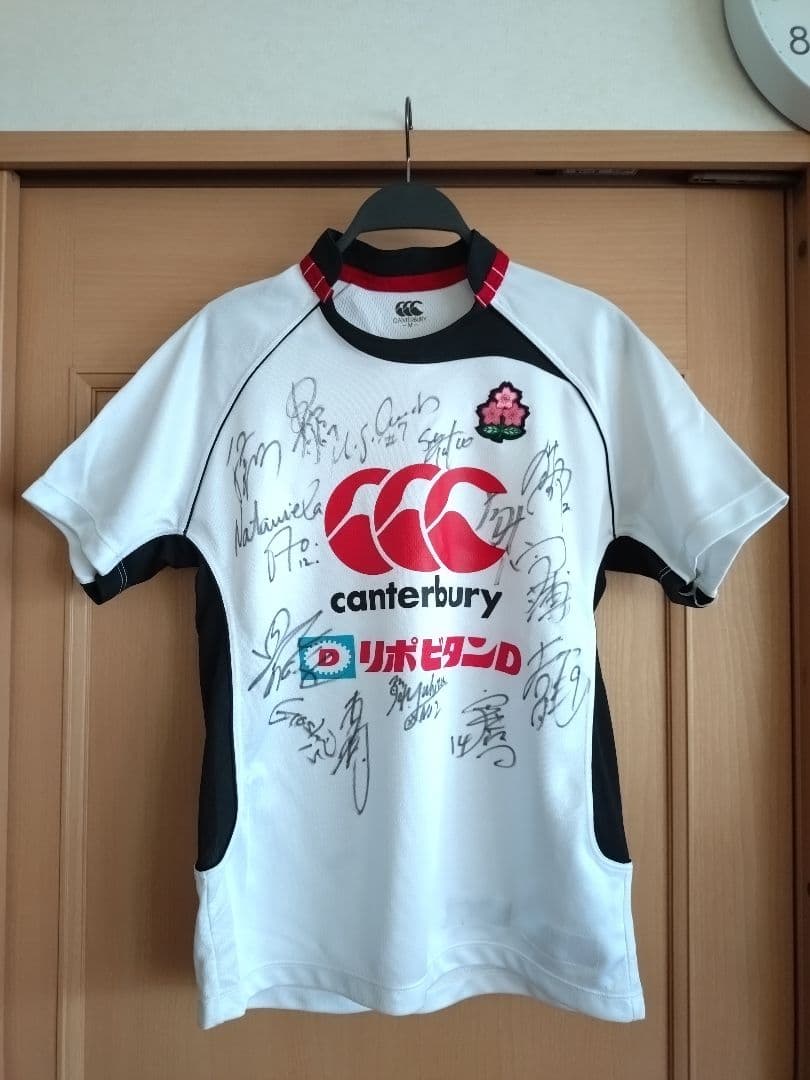 ラグビー　日本代表　サイン入りユニフォーム　Mサイズ