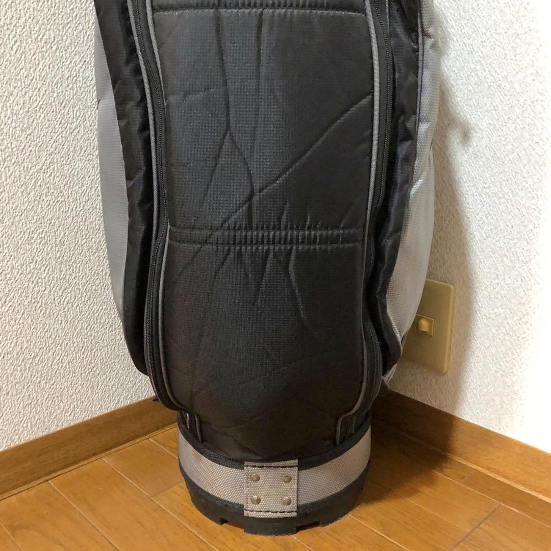 【希少】 NIKE ナイキ ゴルフ キャディバッグ カート型 6分割 グレー