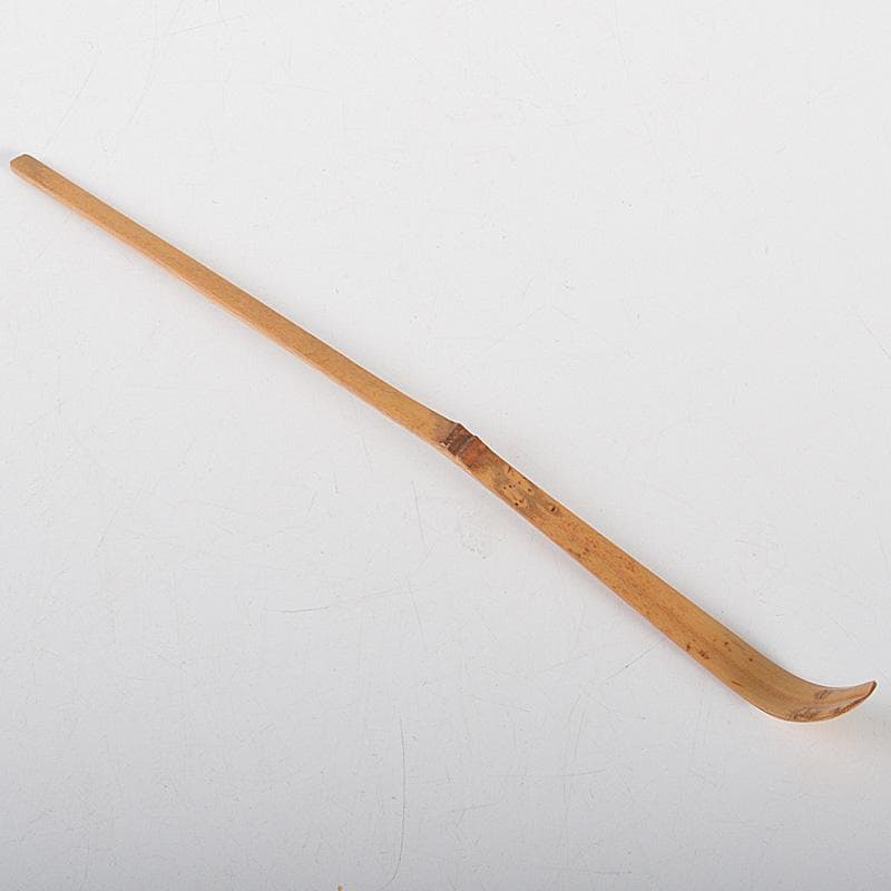 茶道具　宗春作　茶杓　銘「吉祥」　紫野　細合喝堂書付　共筒共箱　Ｃ　6248