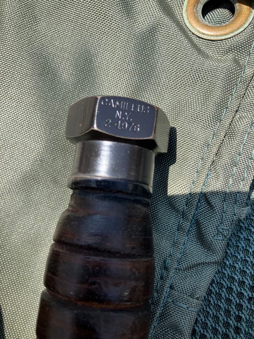 米軍　サバイバルベスト　カミラスナイフ