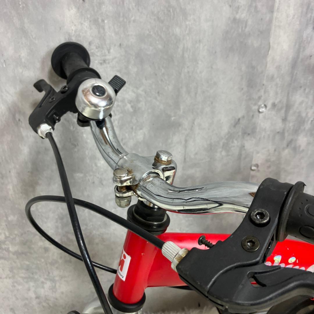 【美品】へんしんバイク 12インチ レッド　赤