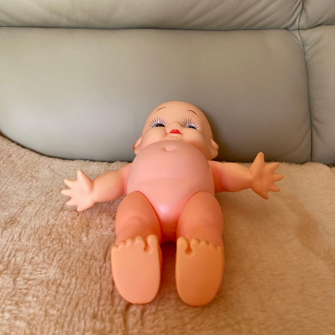 【ヴィンテージ】キューピー　人形　大きめ　昭和レトロ　希少