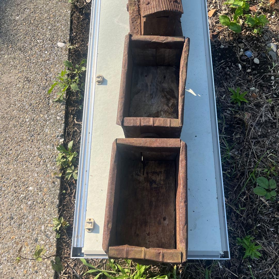 アンティーク　蒸気機関車　炭水車✖️2付　大