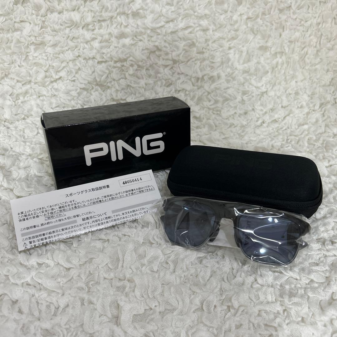 【新品・未使用品】 PING 偏光アイスブルーサングラス