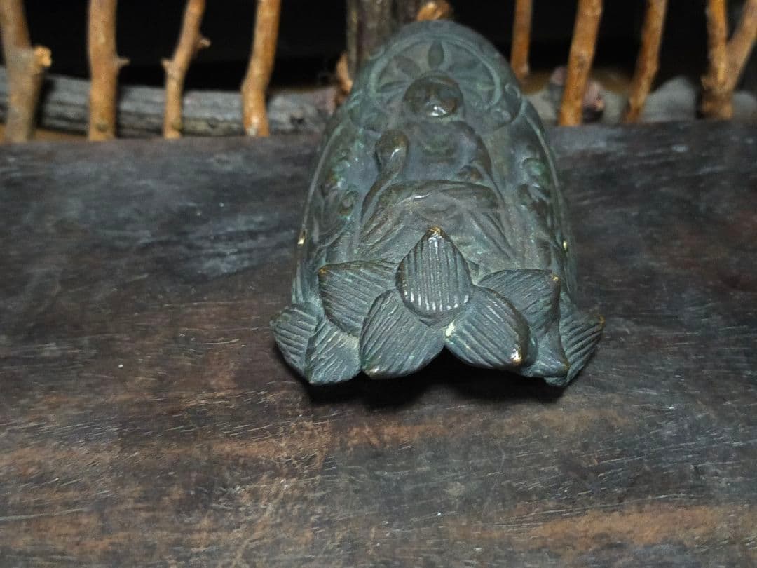 ♥銅製　仏像　掛仏　三尊像　お釈迦様　観音像　骨董品