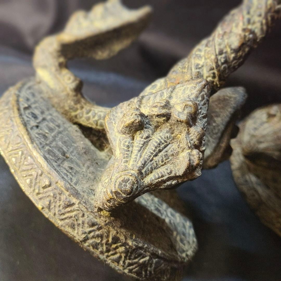 蝋燭台 青銅器 鋳物 チベット密教寺院流出 仏教古美術 骨董 蒐集家放出珍品