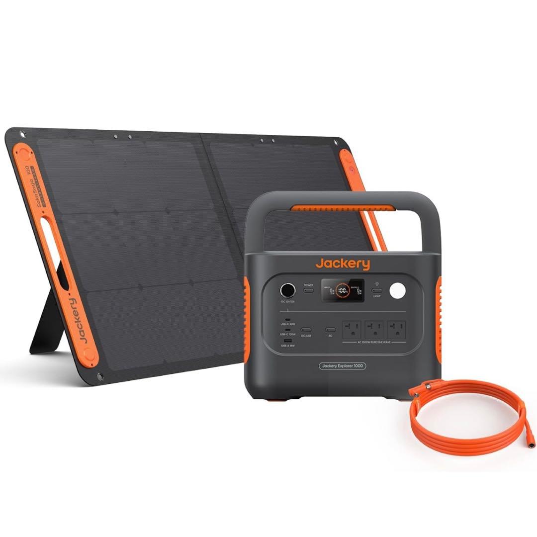 【大特価！4点セット】Jackery Solar Generator 1000