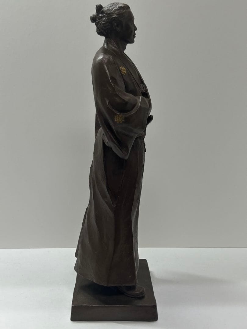 ブロンズ製　【坂本龍馬】喜多敏勝　　幕末の風雲児