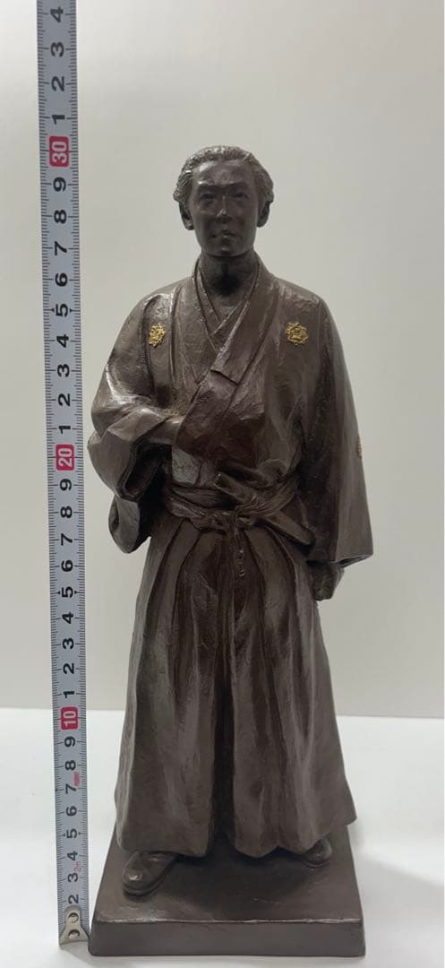 ブロンズ製　【坂本龍馬】喜多敏勝　　幕末の風雲児