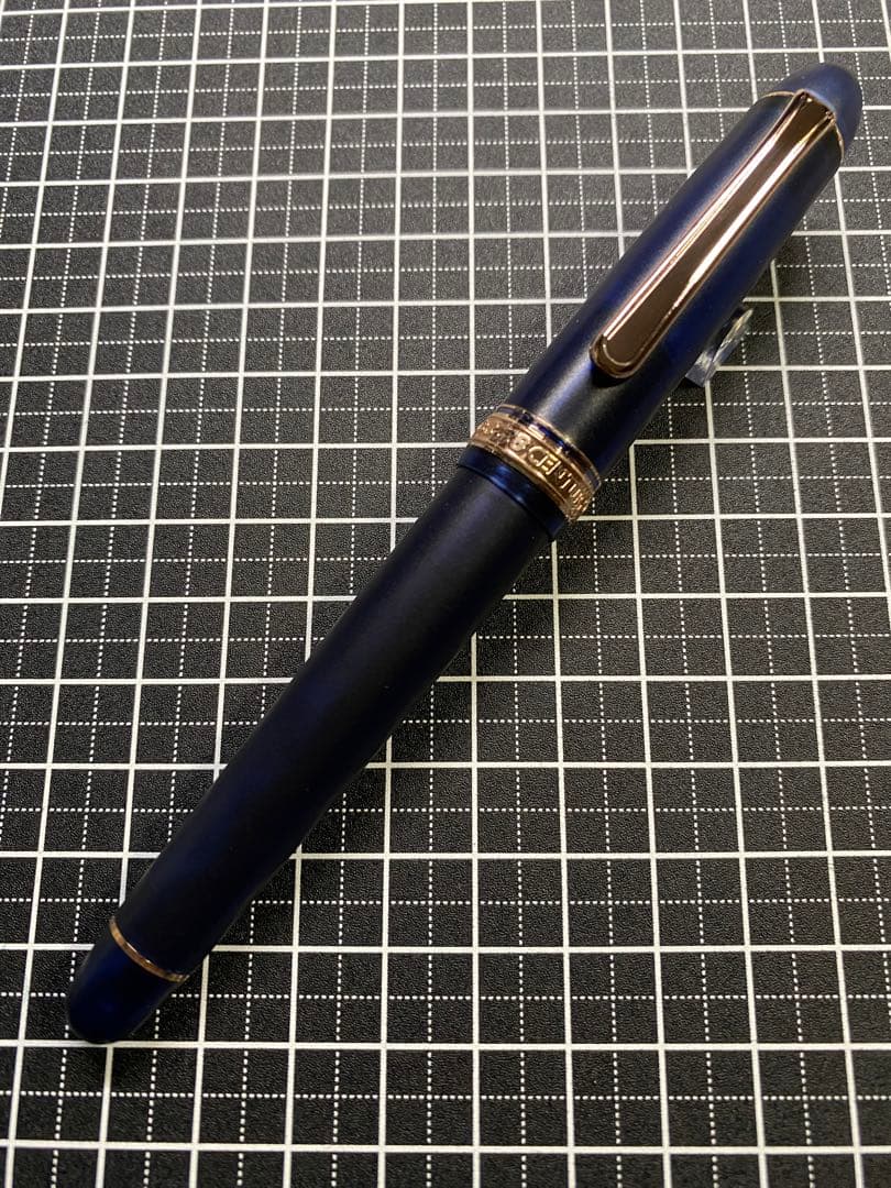 PLATINUM CENTURY #3776 インディゴの街　万年筆　字幅F