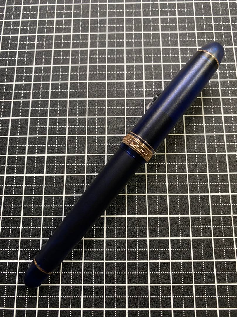 PLATINUM CENTURY #3776 インディゴの街　万年筆　字幅F