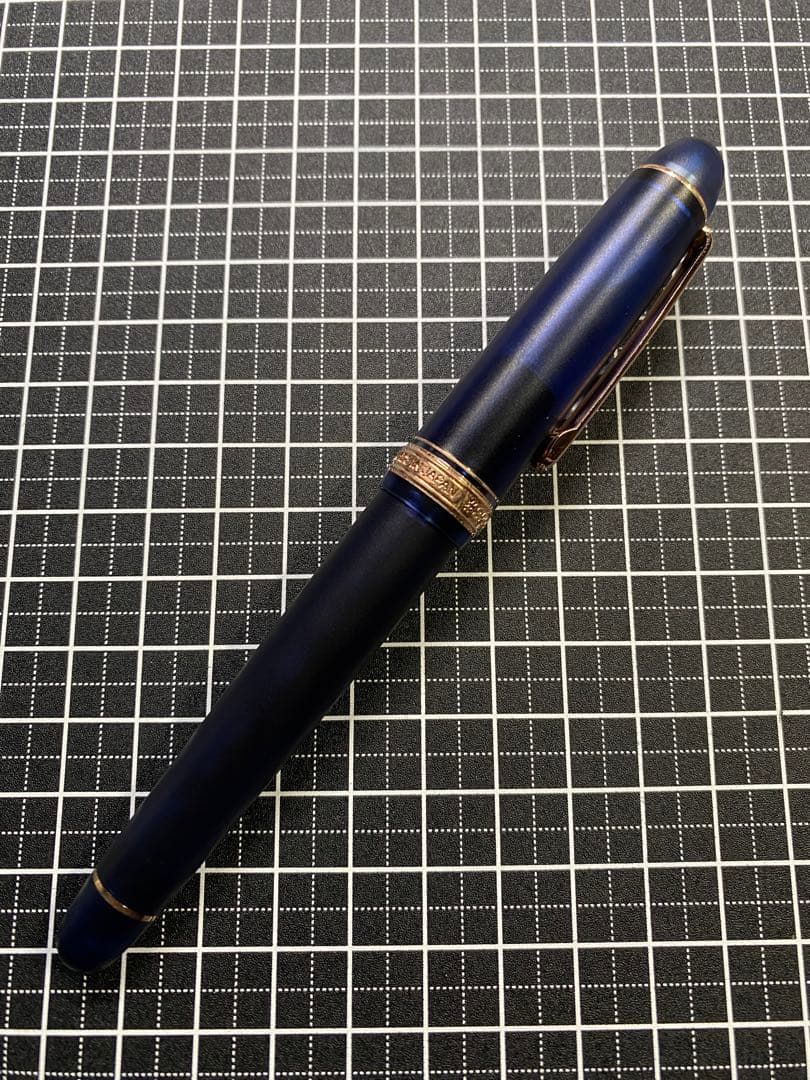 PLATINUM CENTURY #3776 インディゴの街　万年筆　字幅F