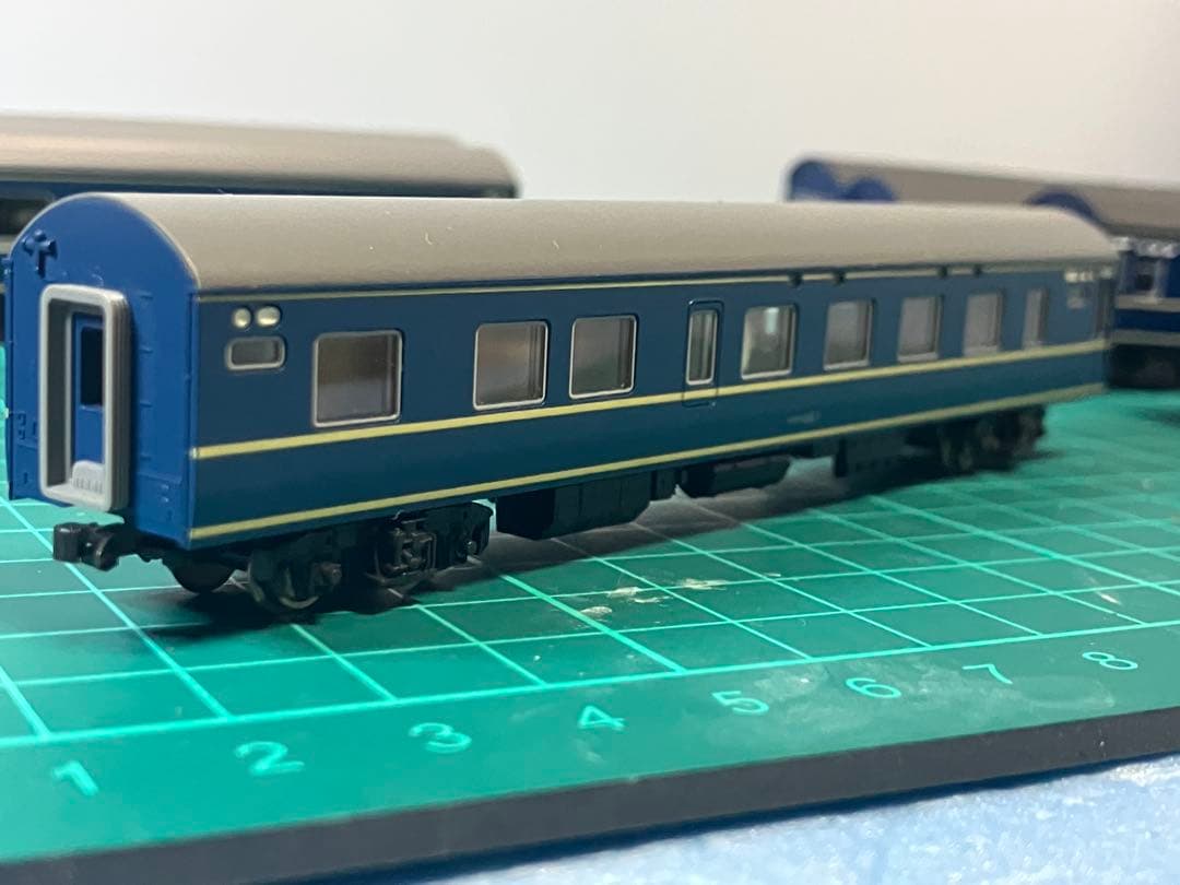 KATO Nゲージ　20系客車　電源車カニ22-2など10両 とバックサイン