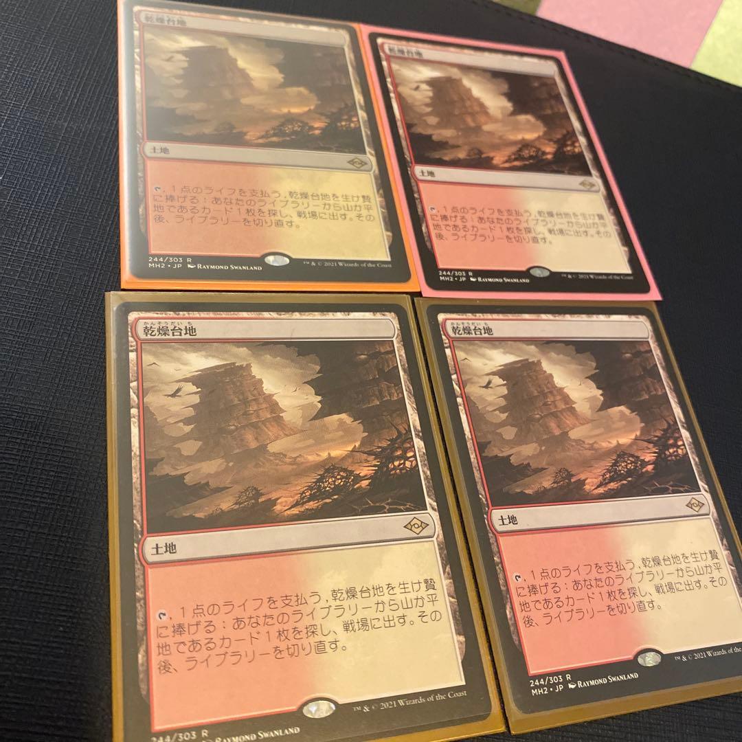 乾燥台地 4枚セット