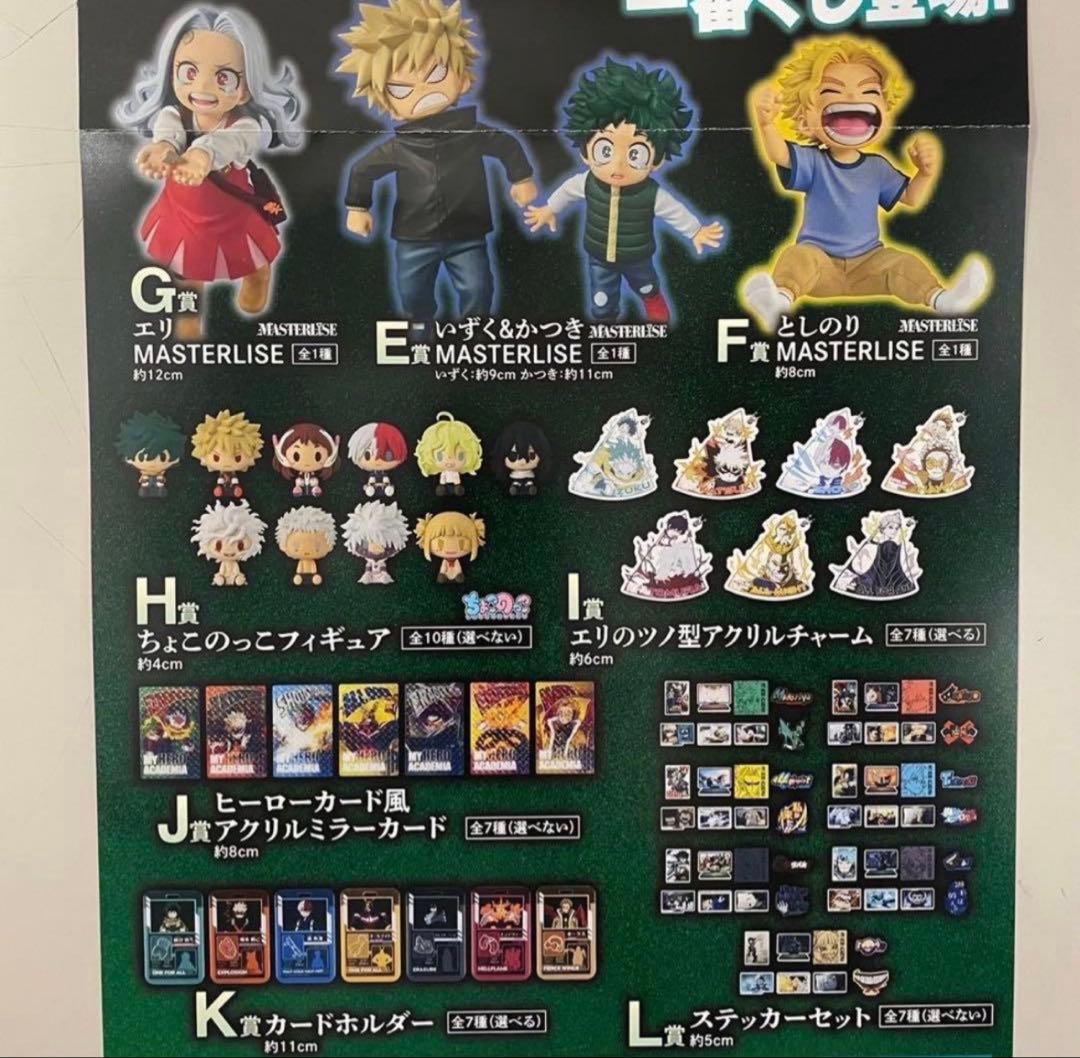 一番くじ 僕のヒーローアカデミア 更に向こうへ 1ロット