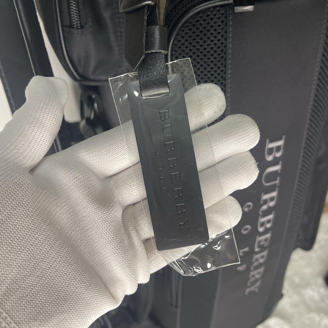 未使用級✨希少✨BURBERRY GOLF キャディバッグ 黒 フルセット
