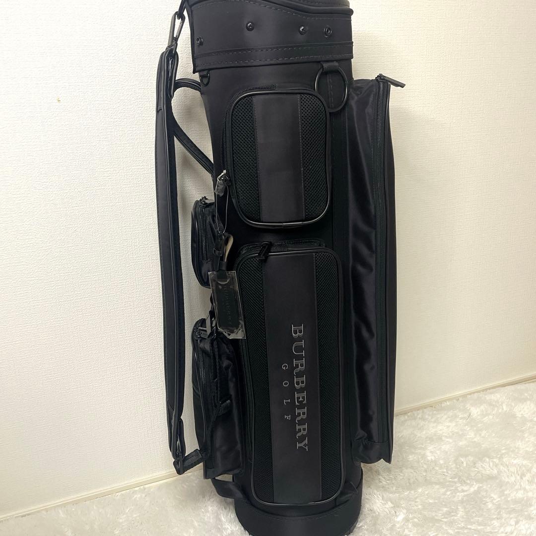 未使用級✨希少✨BURBERRY GOLF キャディバッグ 黒 フルセット