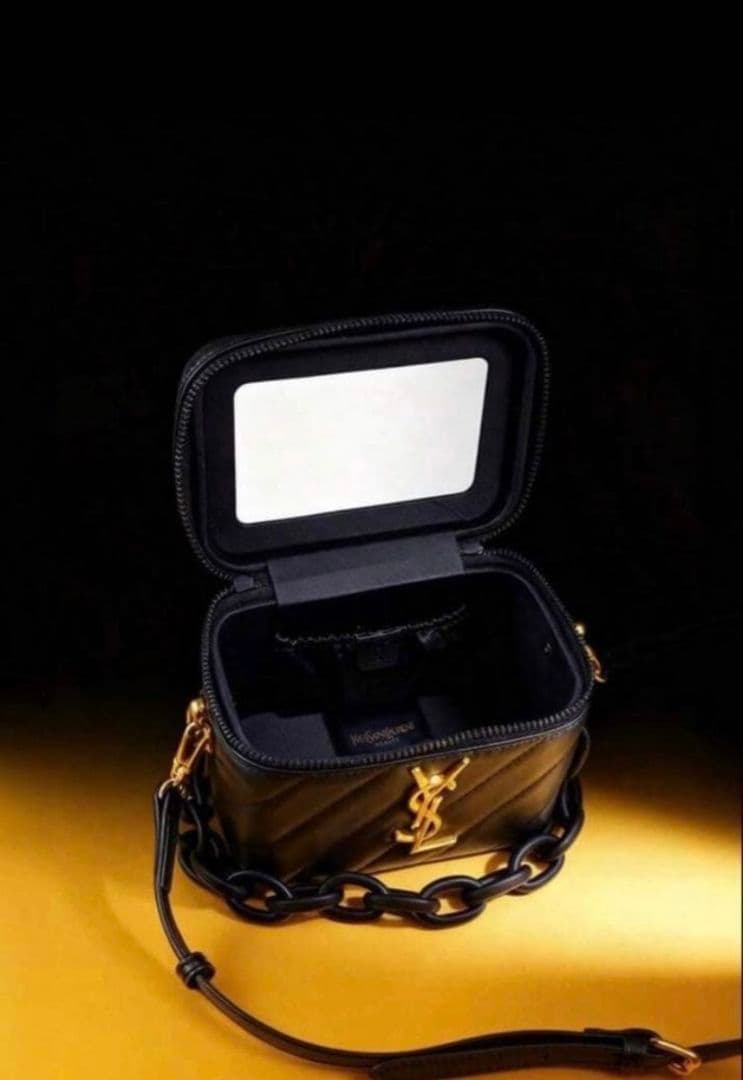 イヴサンローラン バニティポーチ ショルダーバッグ YSL メイクポーチ