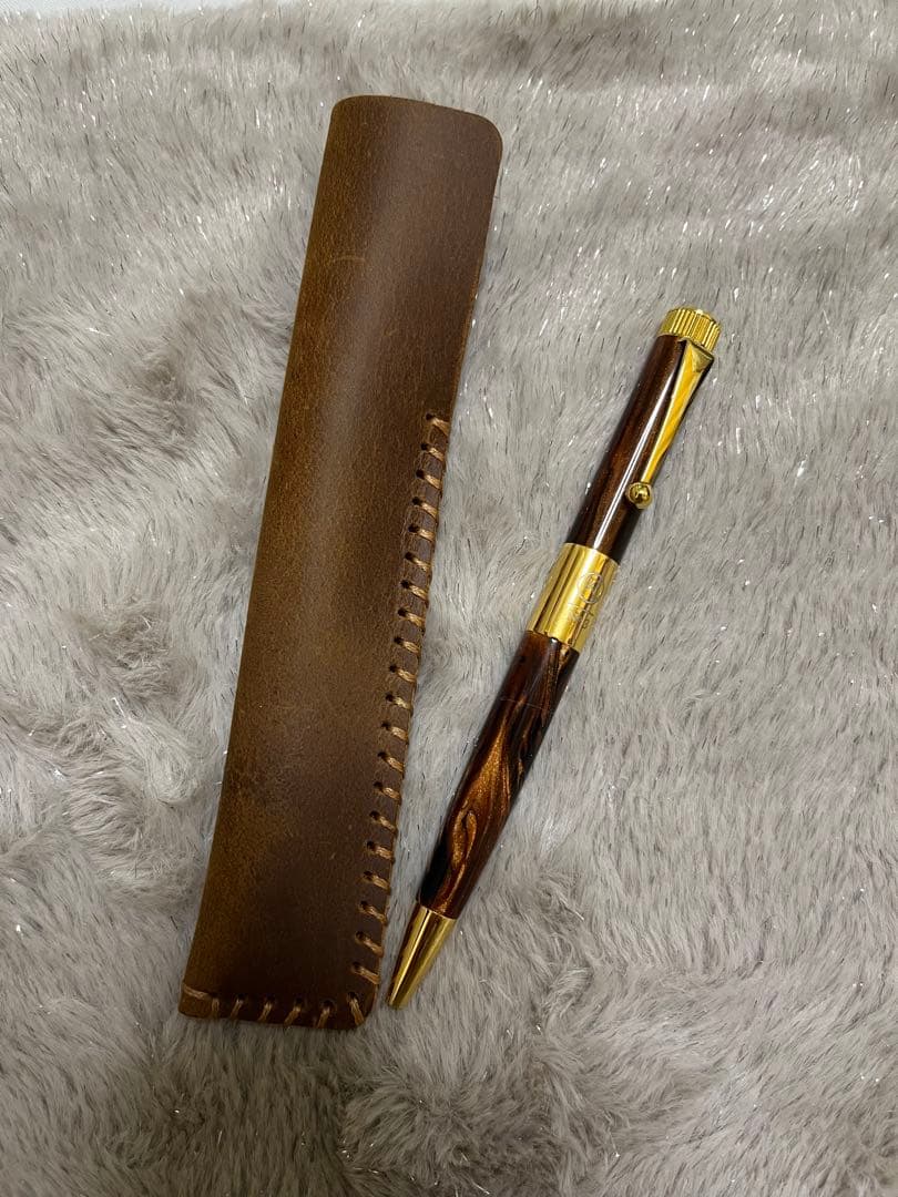 二校　2024年限定デザイン　Romeo No.3オーリックアンバー　細軸