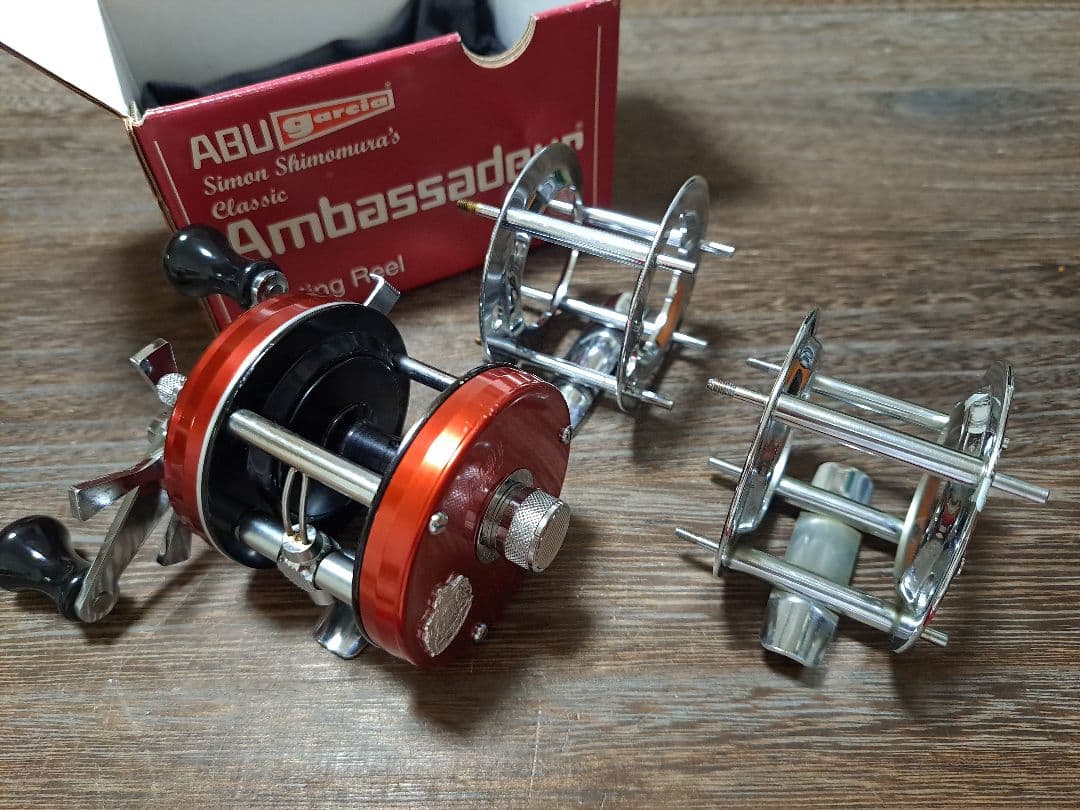 サイモン　シモムラ　アブ　アンバサダー　5500　REDⅡ　フレーム2つ付き